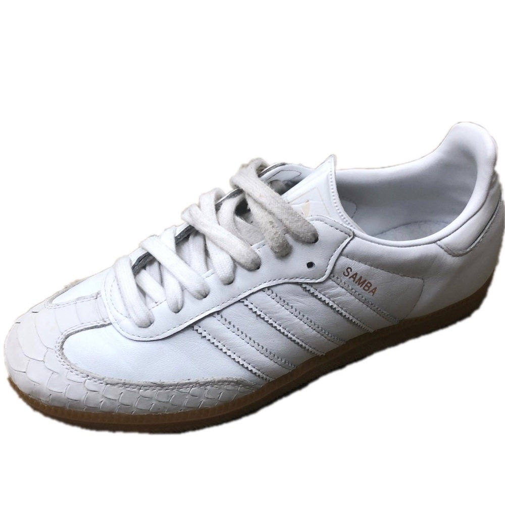 ADIDAS Women’s White Samba Scaled Platform Sneaker